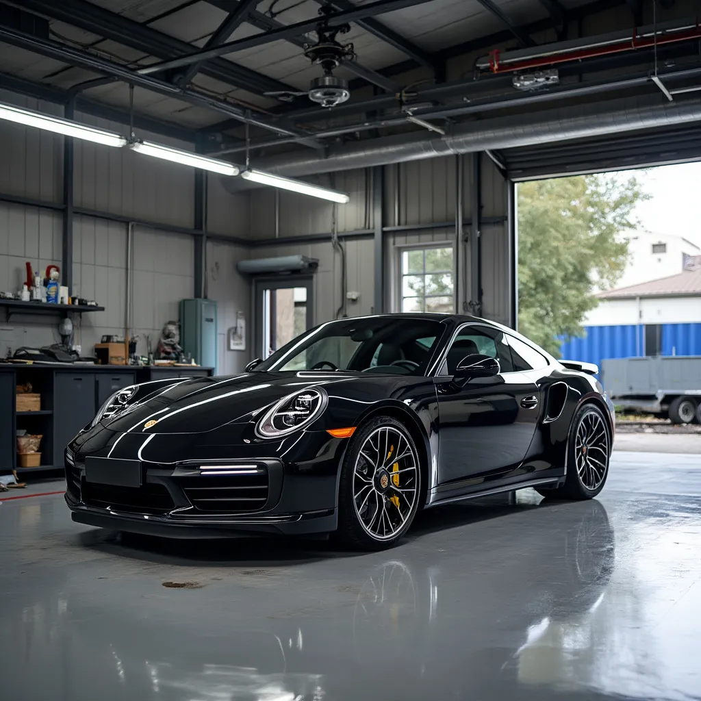Porsche 911 Turbo S după reparație